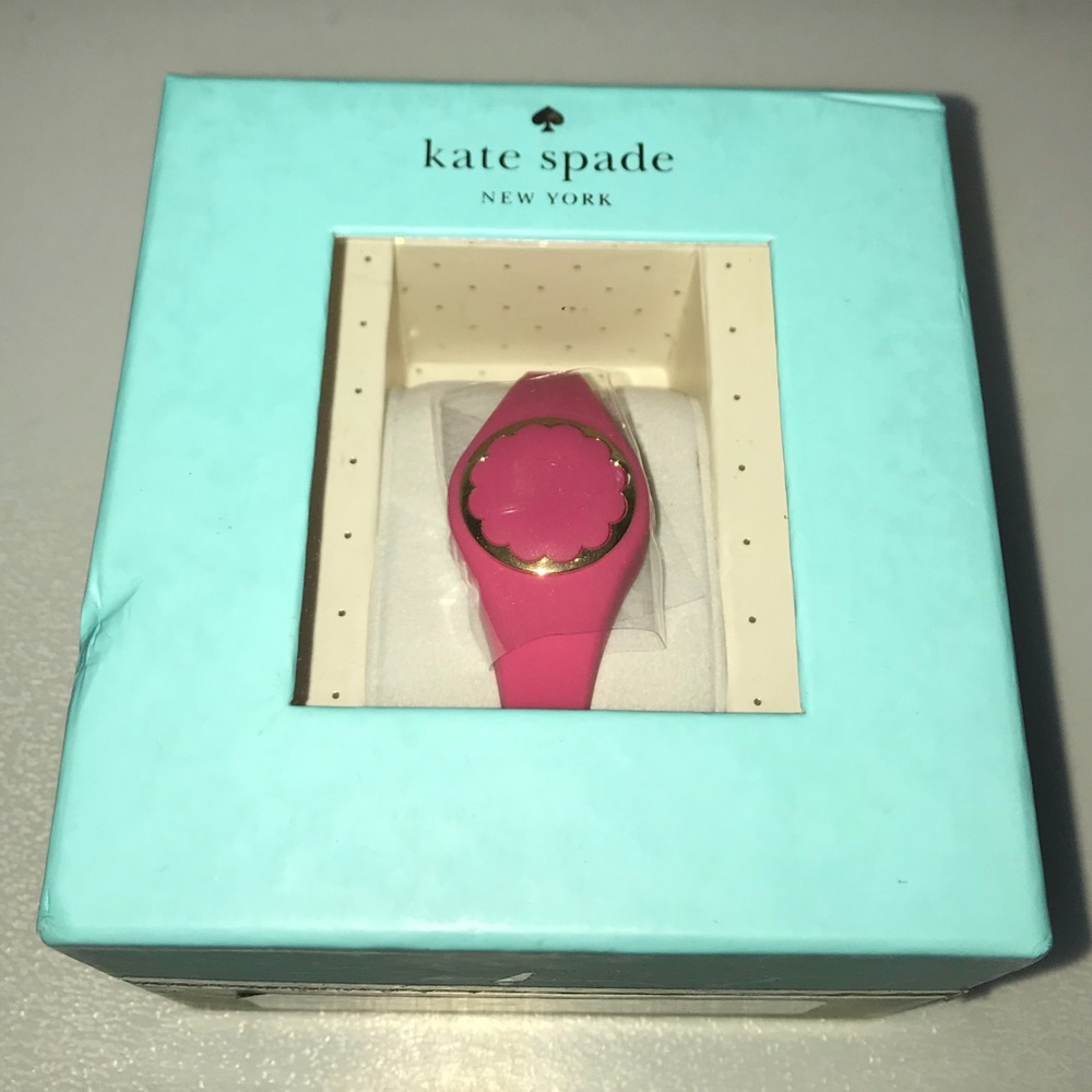 Kate Spade NWT Pink Scalloped Activity Tracker